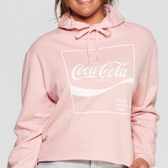 pink coca cola hoodie